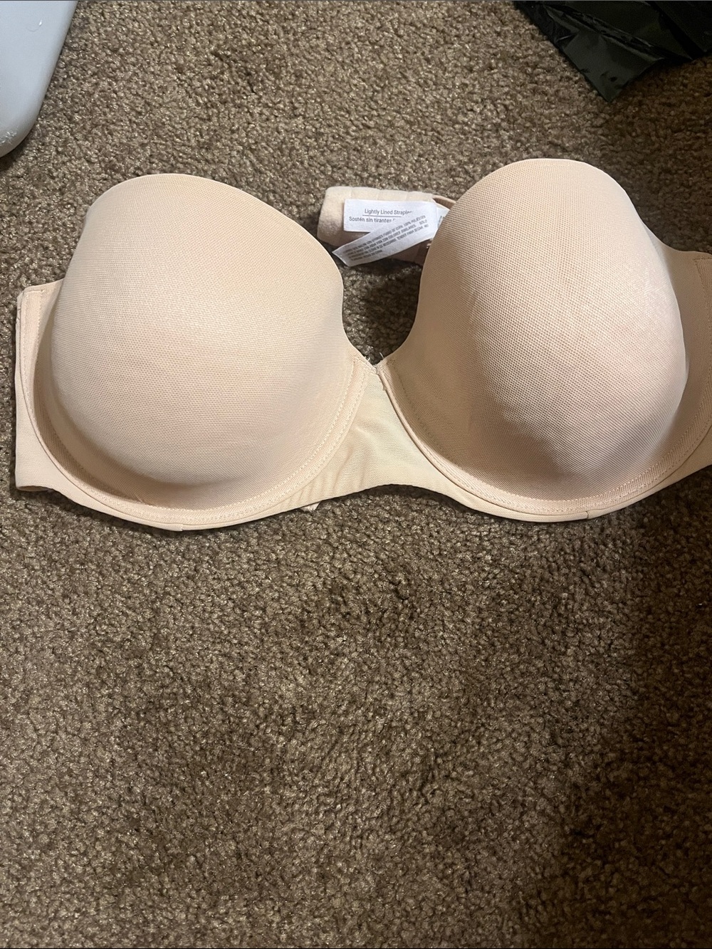 Auden Strapless Smooth Nude T-Shirt Bra